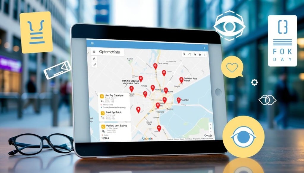 search for optometrists on Localz