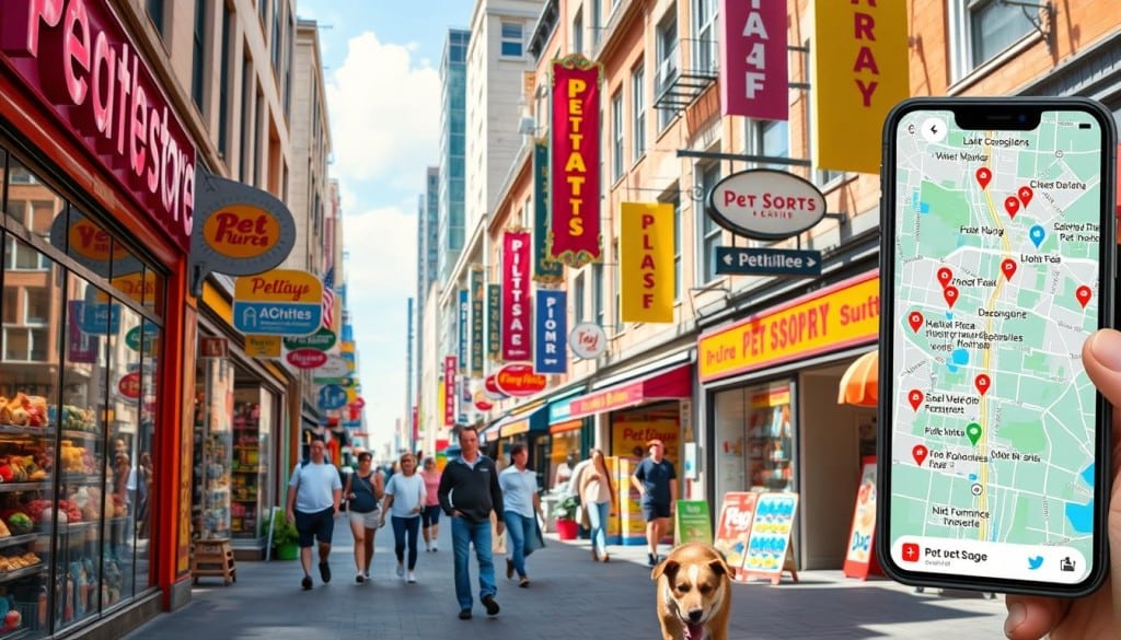 search pet stores on Localz