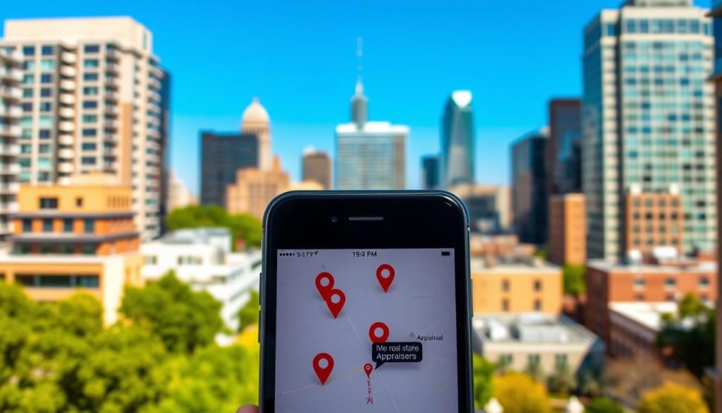 searching for real estate appraisers
