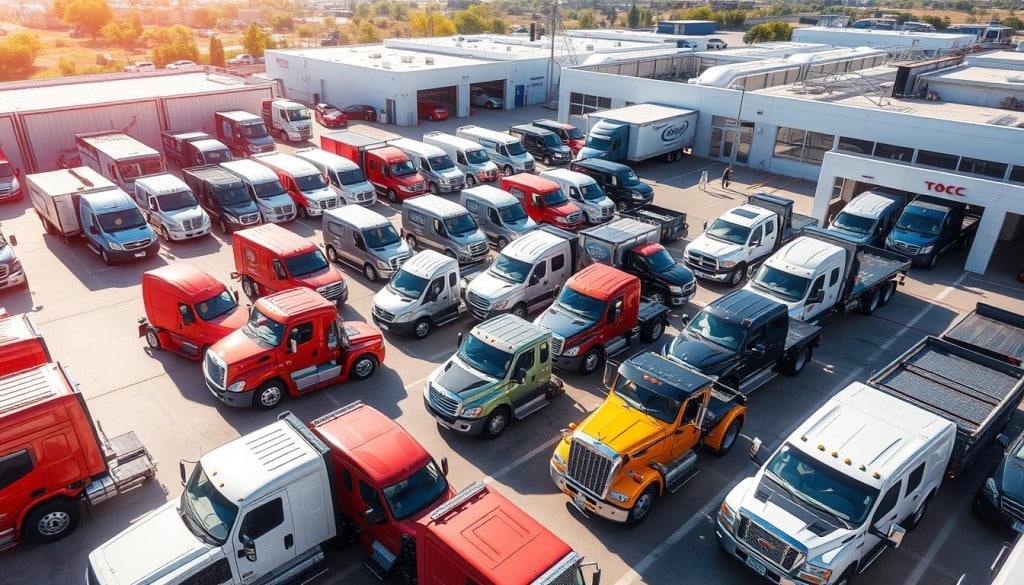 truck dealer features with focus on customer service and inventory