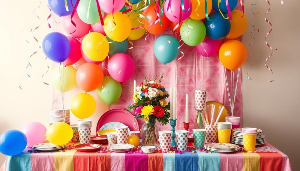types of party supplies