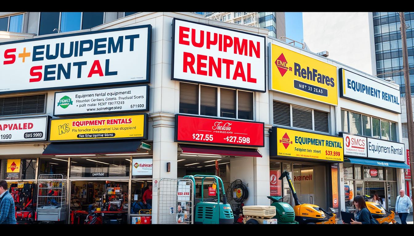 Equipment Rental Stores