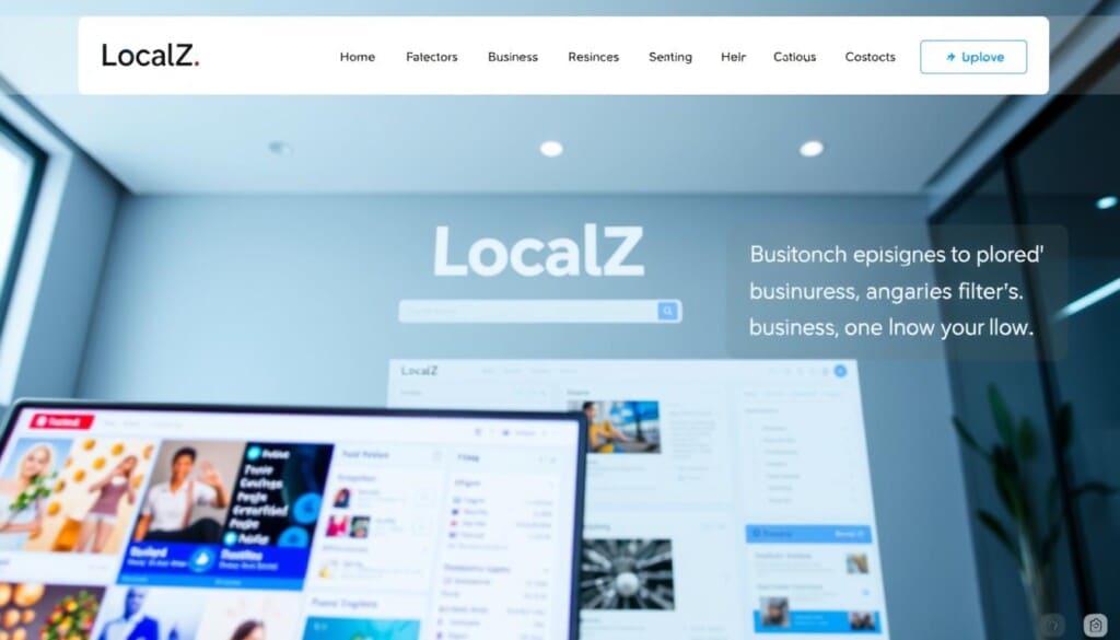 LocalZ business directory features